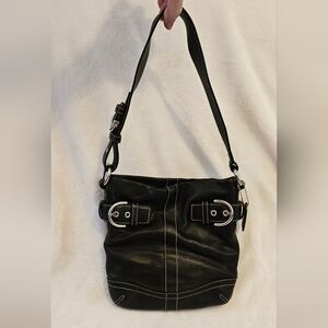 Coach black vintage 2005 Soho slim bag. EUC #1453